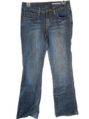 Buffalo Jeans David Bitton Pink-X blue bandana material wide leg waist 27" READ